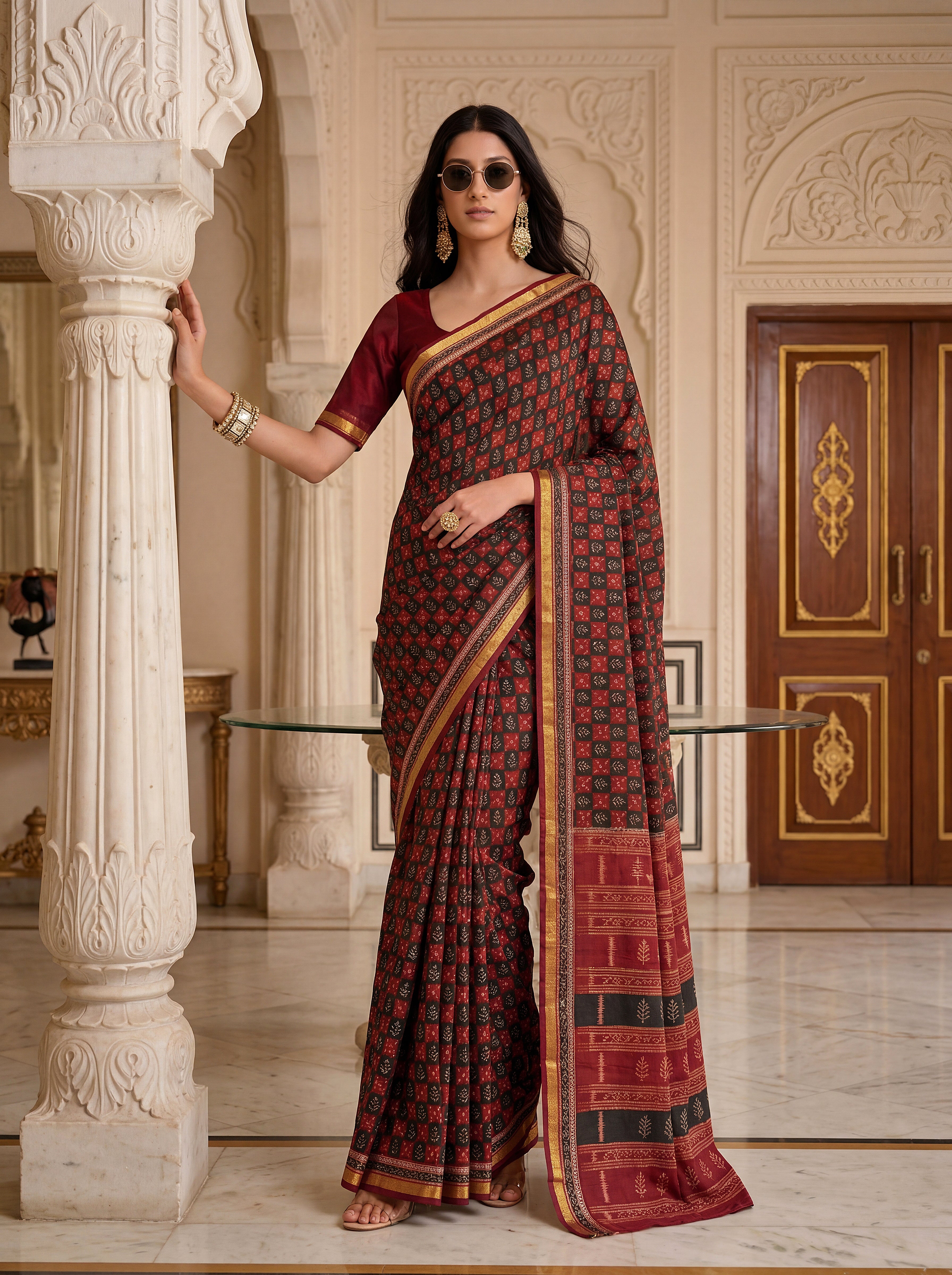 Pure Cotton Saree with Rich Pallu