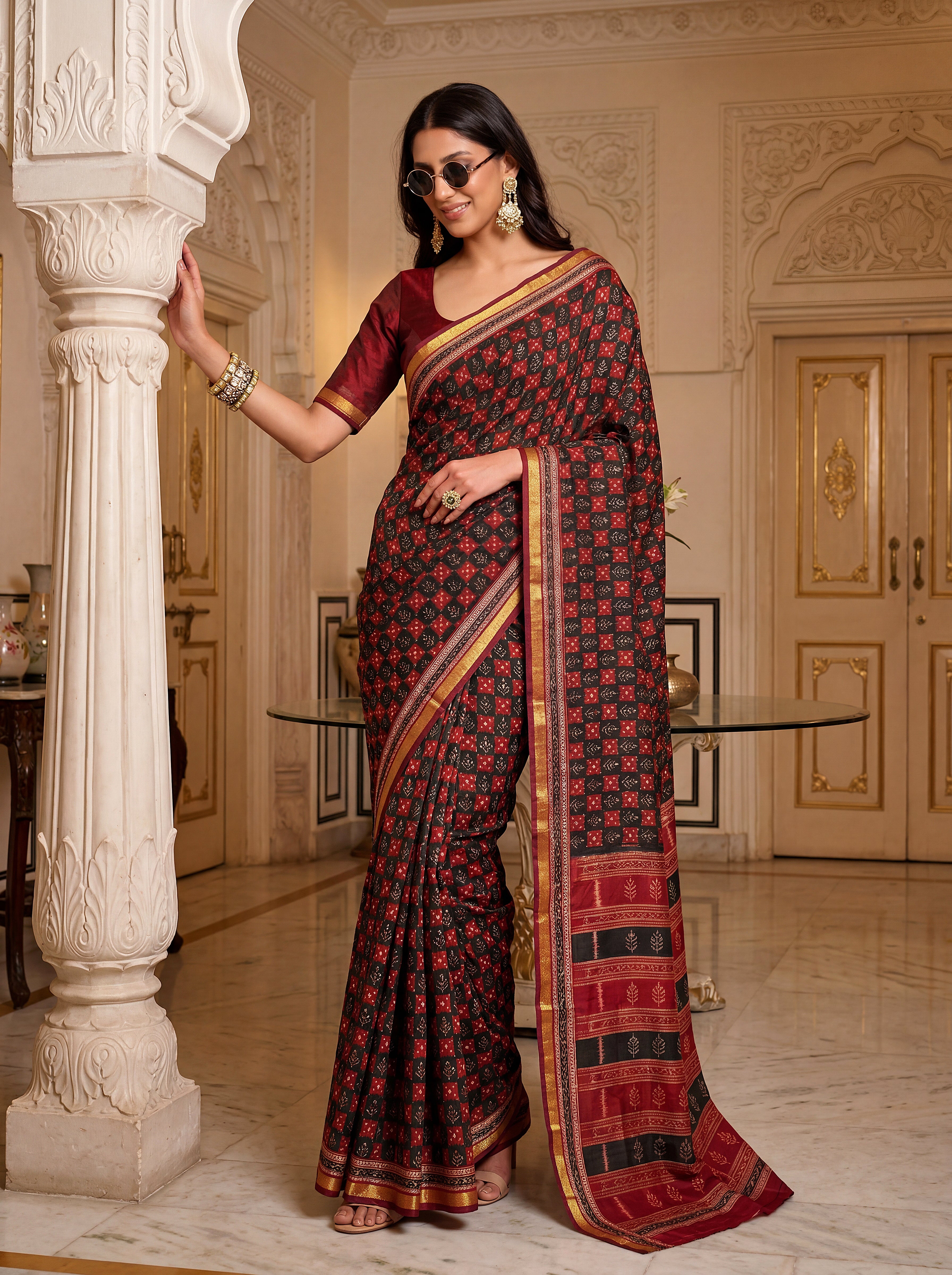 Pure Cotton Saree with Rich Pallu