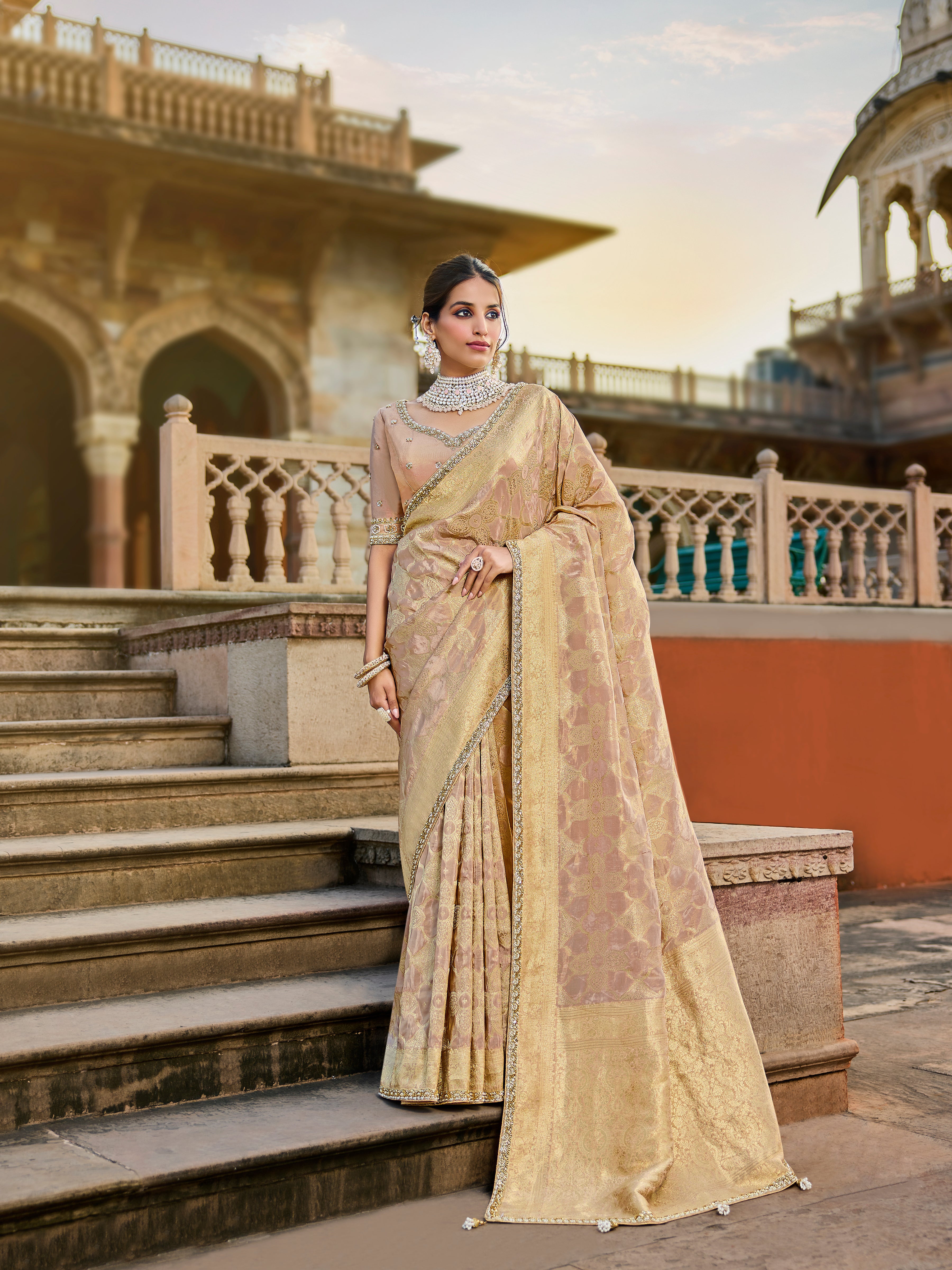 Luxurious Viscose Saree – Chic & Comfortable - Krishree