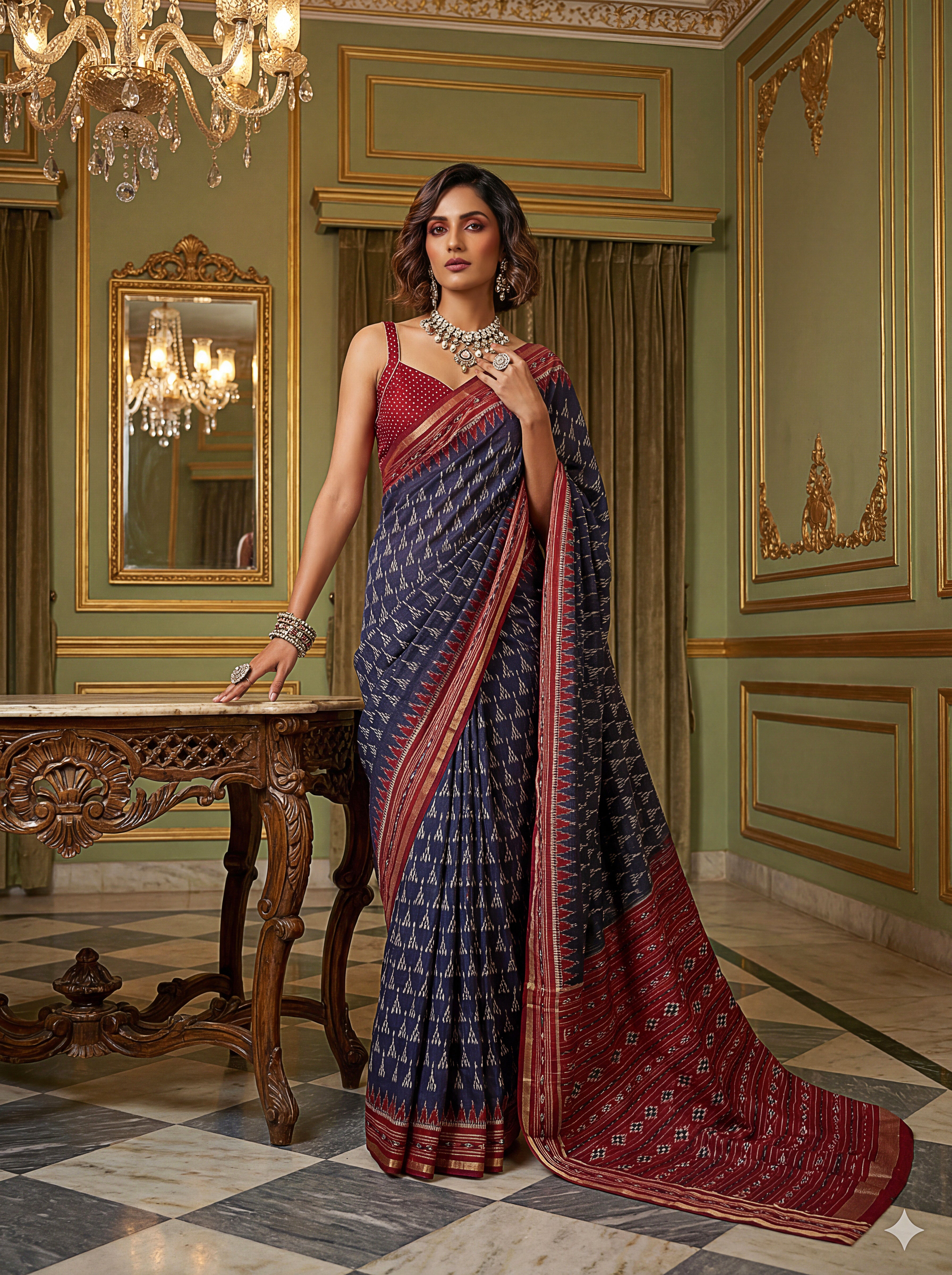 Pure Cotton Zari Border Saree