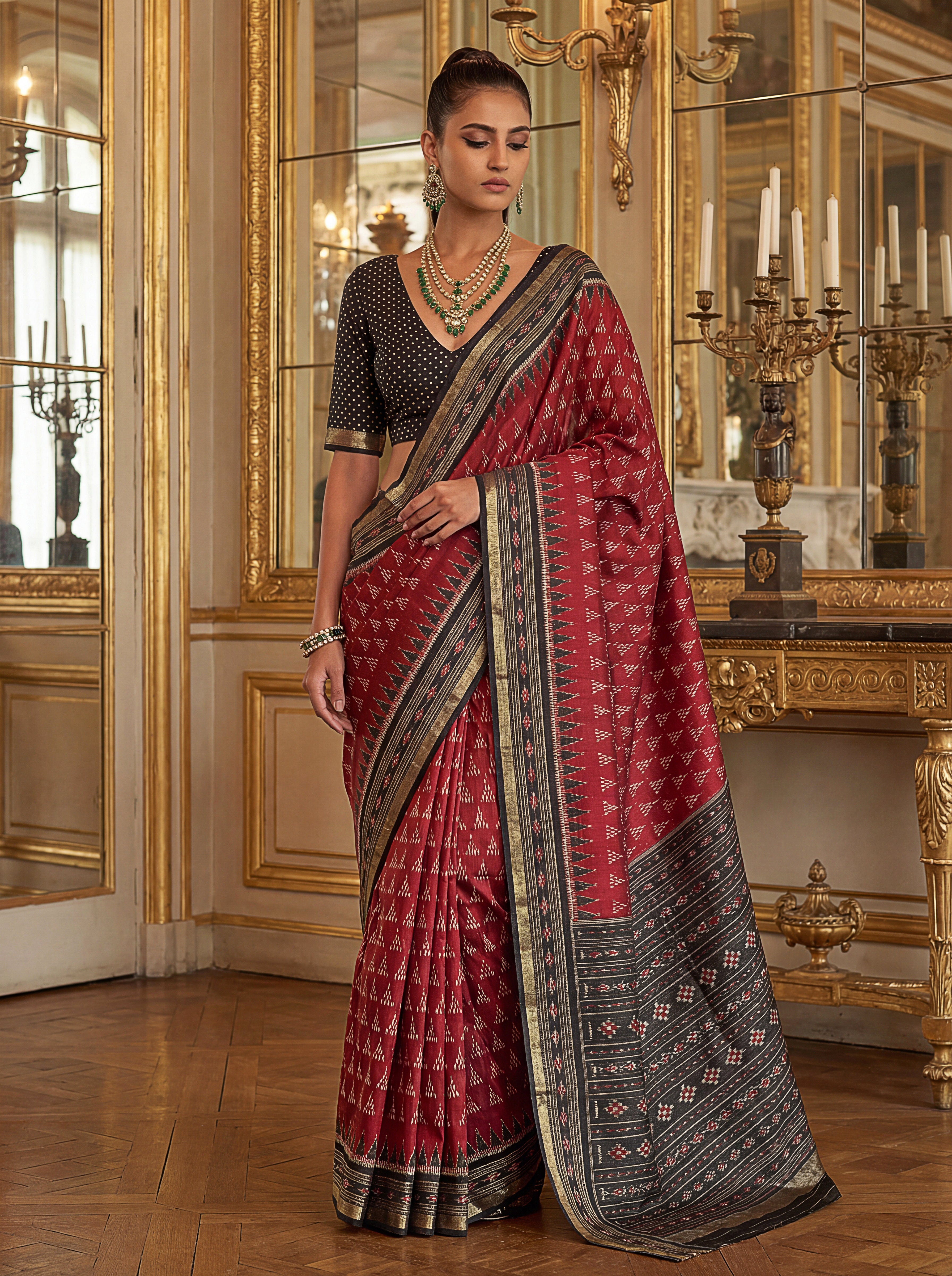 Pure Cotton Zari Border Saree